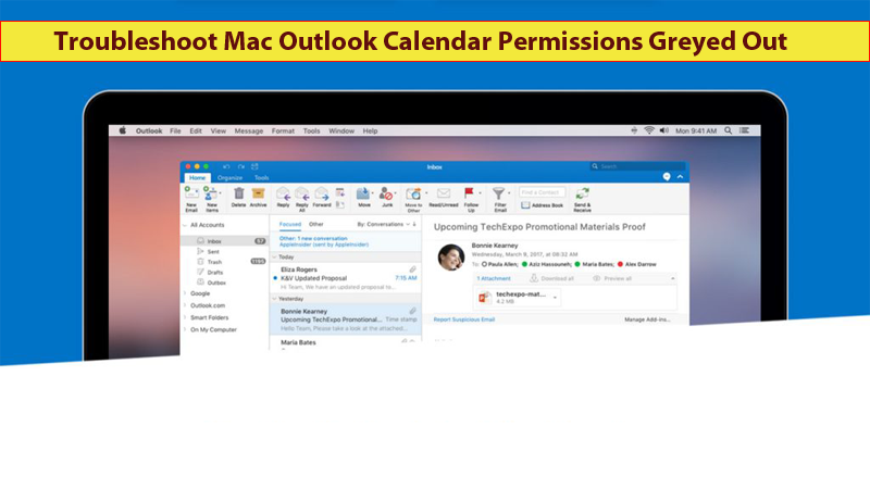outlook for mac 2016 calendar permissions greyed out